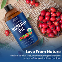 Organic Rosehip Oil 8 fl oz
