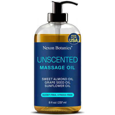 Unscented Massage Oil 8 fl oz