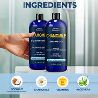 Chamomile Shampoo and Conditioner Set 16 fl oz