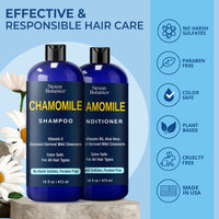 Chamomile Shampoo and Conditioner Set 16 fl oz