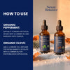 clove oil and peppermint oil bundle for fall savings and cozy aromatherapy