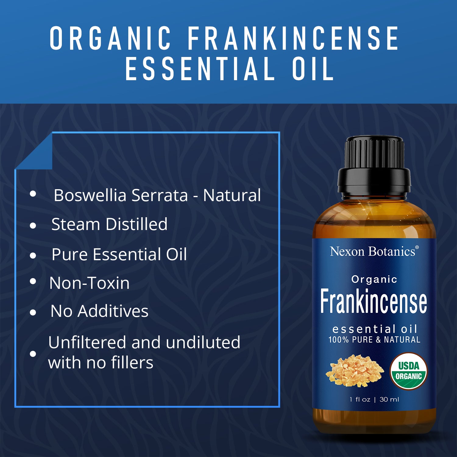 Frankincense Essential Oil - Boswellia Serrata