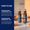 frankinense myrrh and castor oil diluted ready to use for aromatherapy