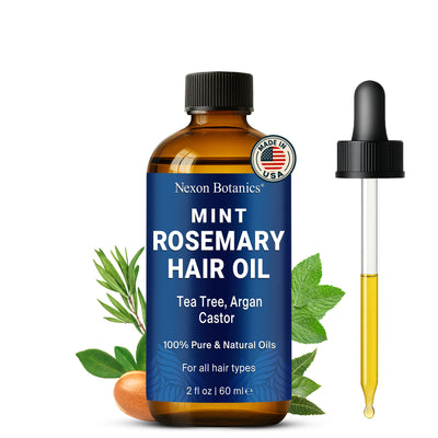 Mint Rosemary Hair Oil 2 floz