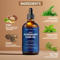 Mint Rosemary Hair Treatment Oil 4 fl oz