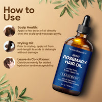 Mint Rosemary Hair Treatment Oil 4 fl oz