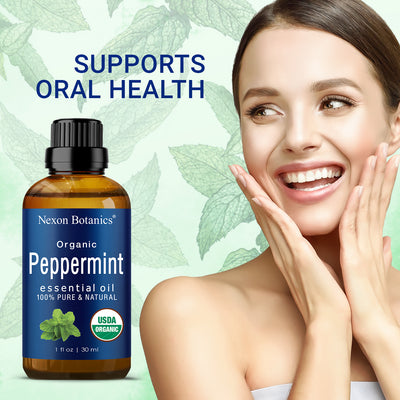 USDA Certified Organic Peppermint Essential Oil - Nexon Botanics