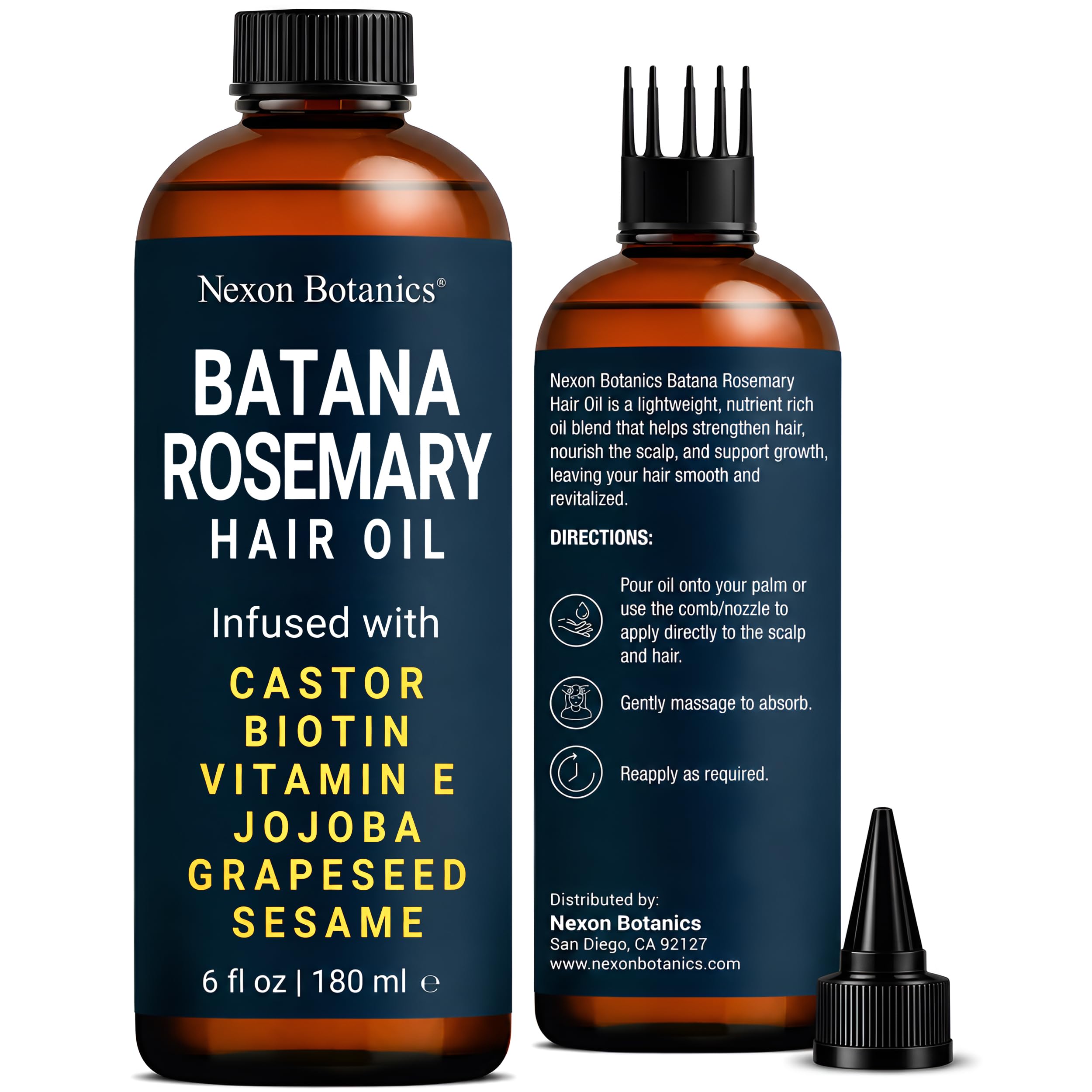 Batana Rosemary Hair Oil 6 fl oz
