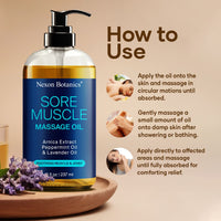 Sore Muscle Massage Oil 8 fl oz