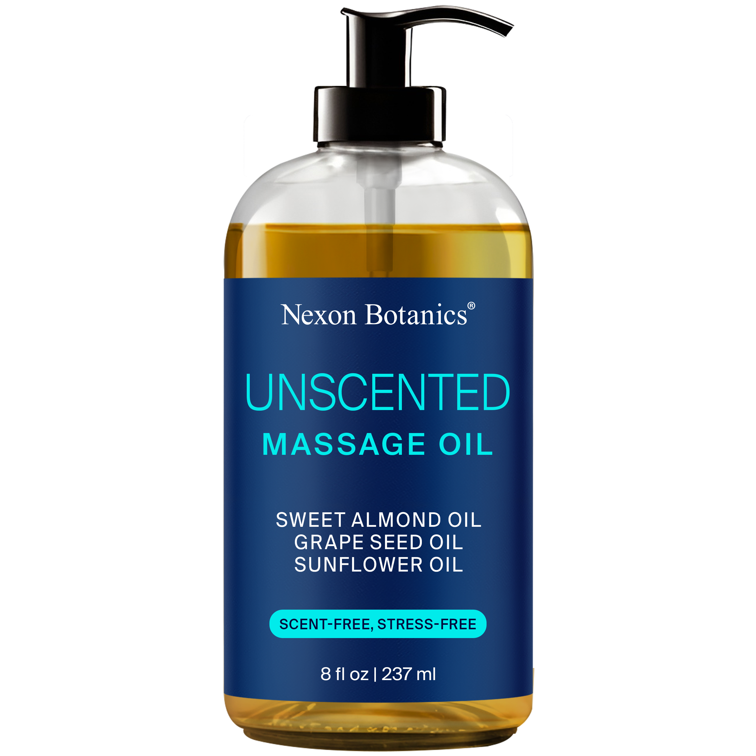 Unscented Massage Oil 8 fl oz