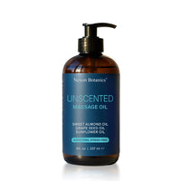 unscented massage oil is crafted with a premium blend of sweet almond, grapeseed, and sunflower oils to deliver a soothing and nourishing massage experience