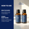 image shows stress and breathe relief blends from nexon botanics