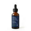 Back label of Organic Lavender Essential Oil bottle showing ingredients Organic Lavandin Oil and Organic Lavender Oil with France and Bulgaria origins.
